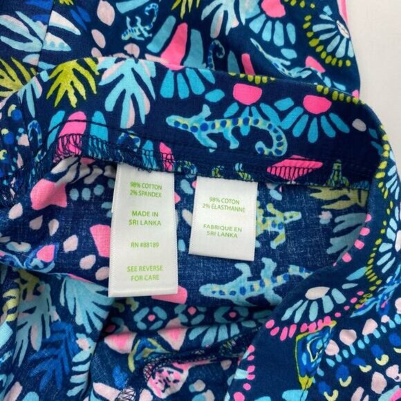 LILLY PULITZER Ocean View Shorts Sz XS Glow And Flow - Picture 4 of 5